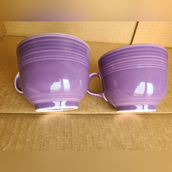 Fiestaware purple lilac? Heather? cups - Picture 10 of 10